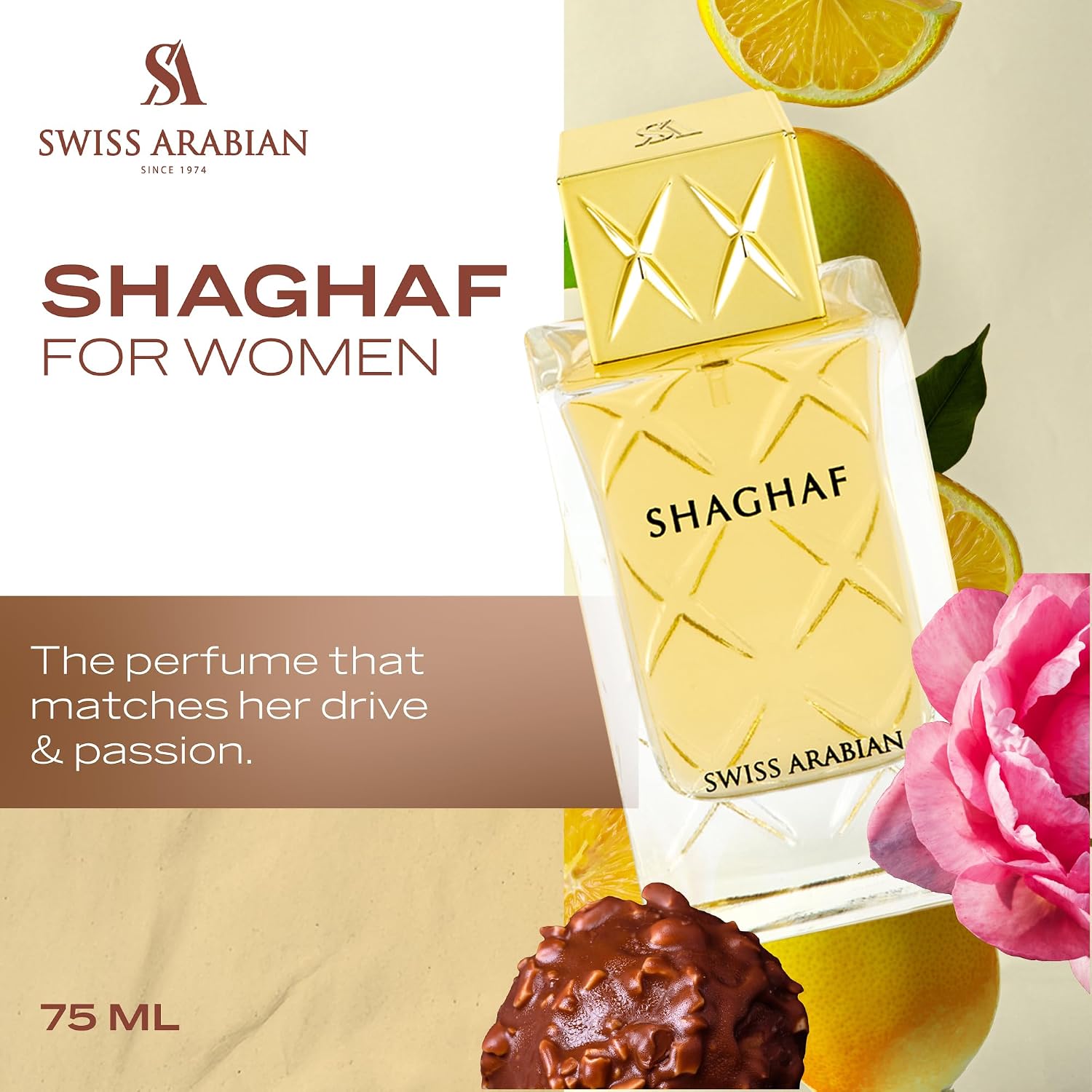 Swiss Arabian Shaghaf Eau de Parfum 75ml